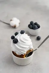 Mouthwatering Creamy Cupcake Photo