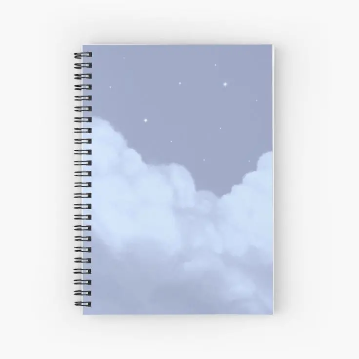 Cloud and Sky Design Notebook - Beautiful and Calming Design