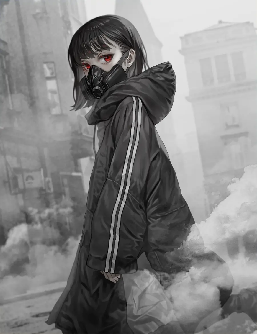 Photo of Beautiful and Stylish Girl with Mask
