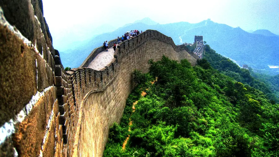 Great Wall of China Brick Wall Photo in High Quality