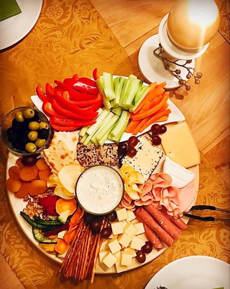 Appetizer Platter Arrangement for Parties