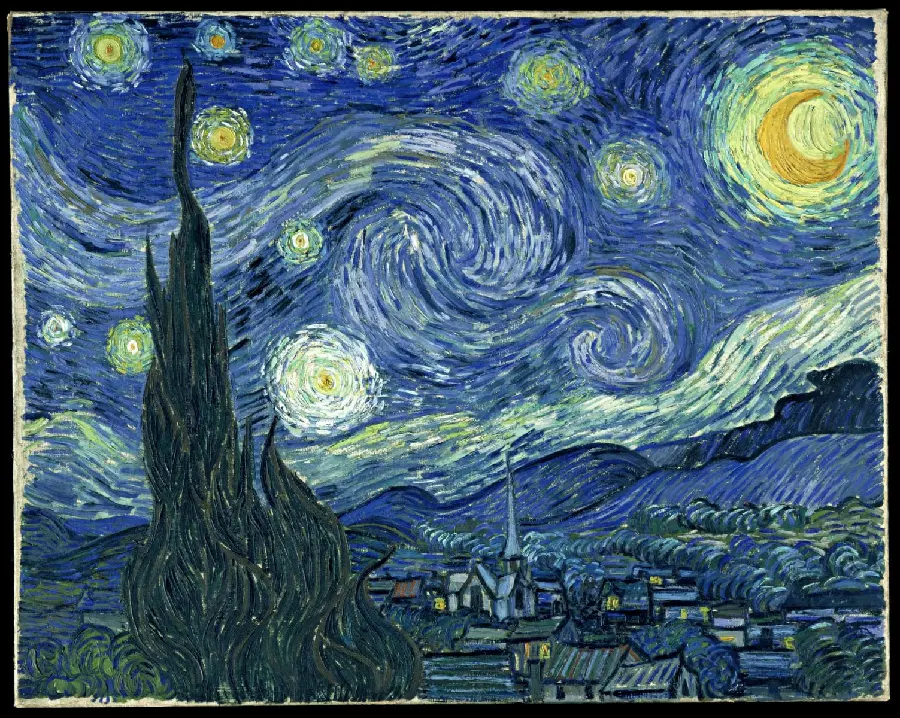 Starry Night Painting by Vincent Van Gogh