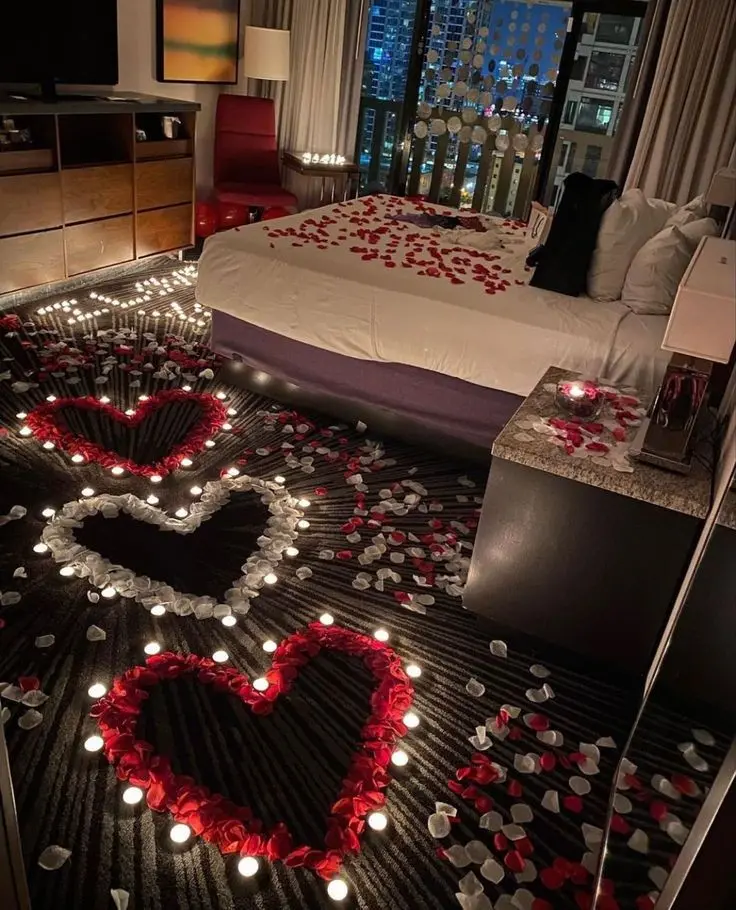Photo of Honeymoon Room with Romantic Design