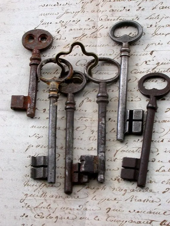 Download High-Quality Background Image of Old Keys