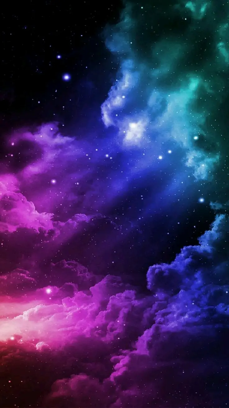 Download 8K Image of Blue and Purple Galaxy
