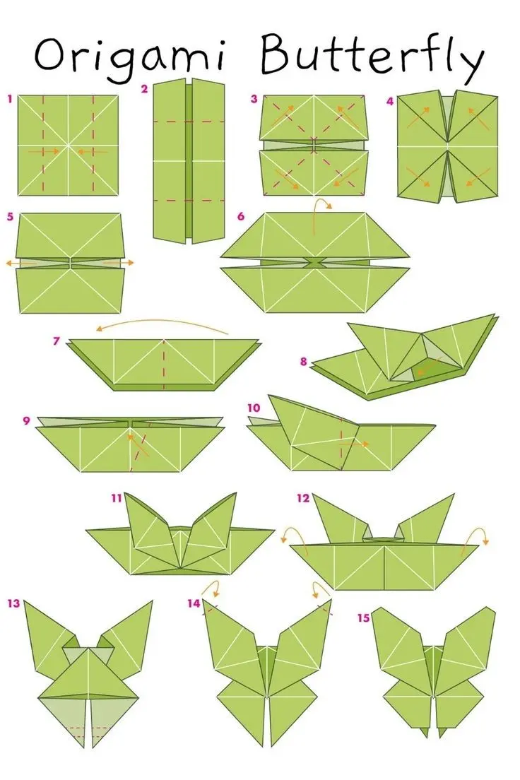 Paper Butterfly Origami Creation Image