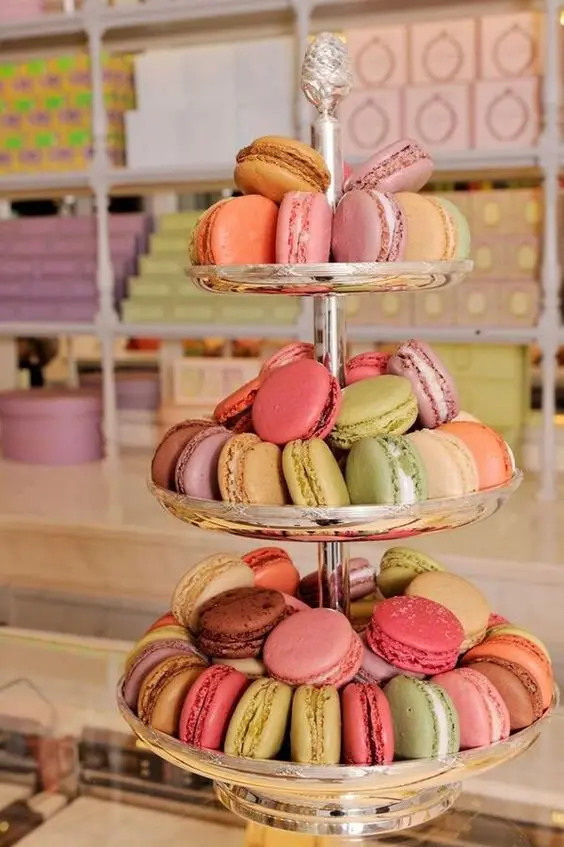 Colorful Macaron Dessert Photos