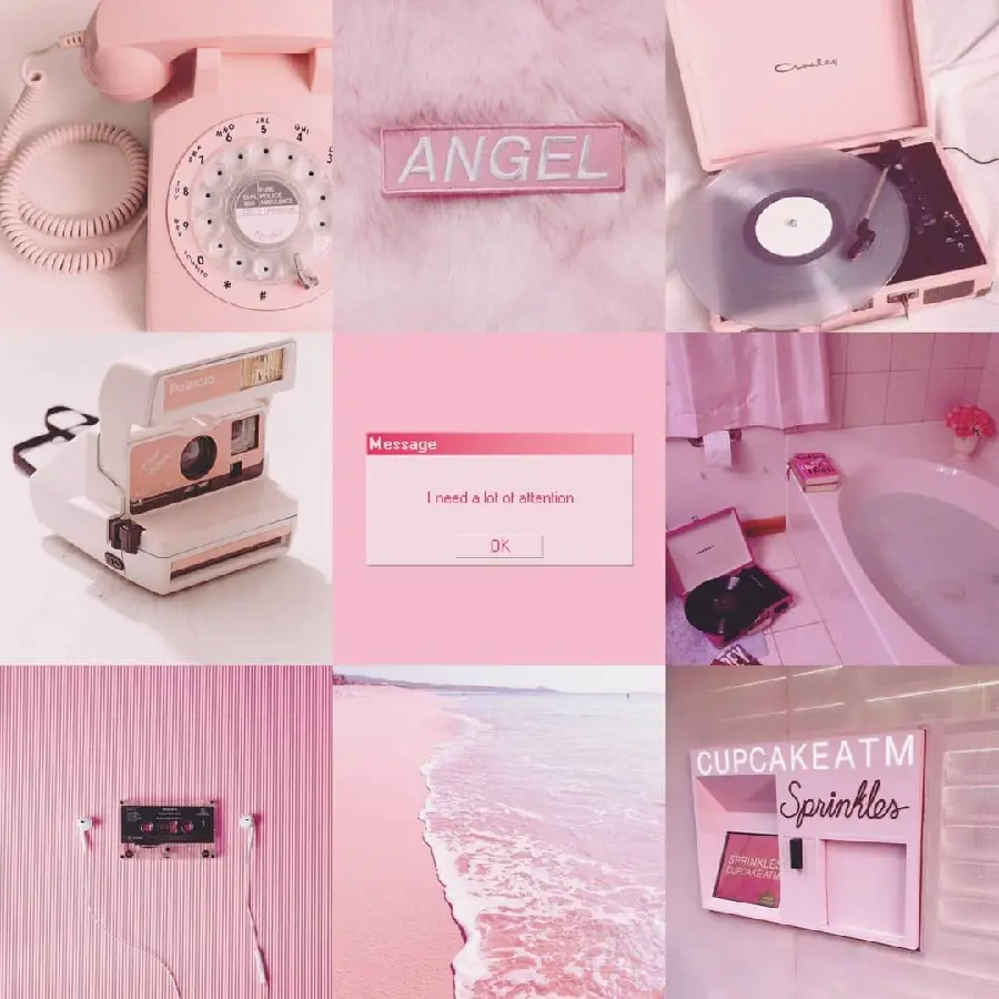 Trendy Multi-Part Girl Wallpaper for Free Download