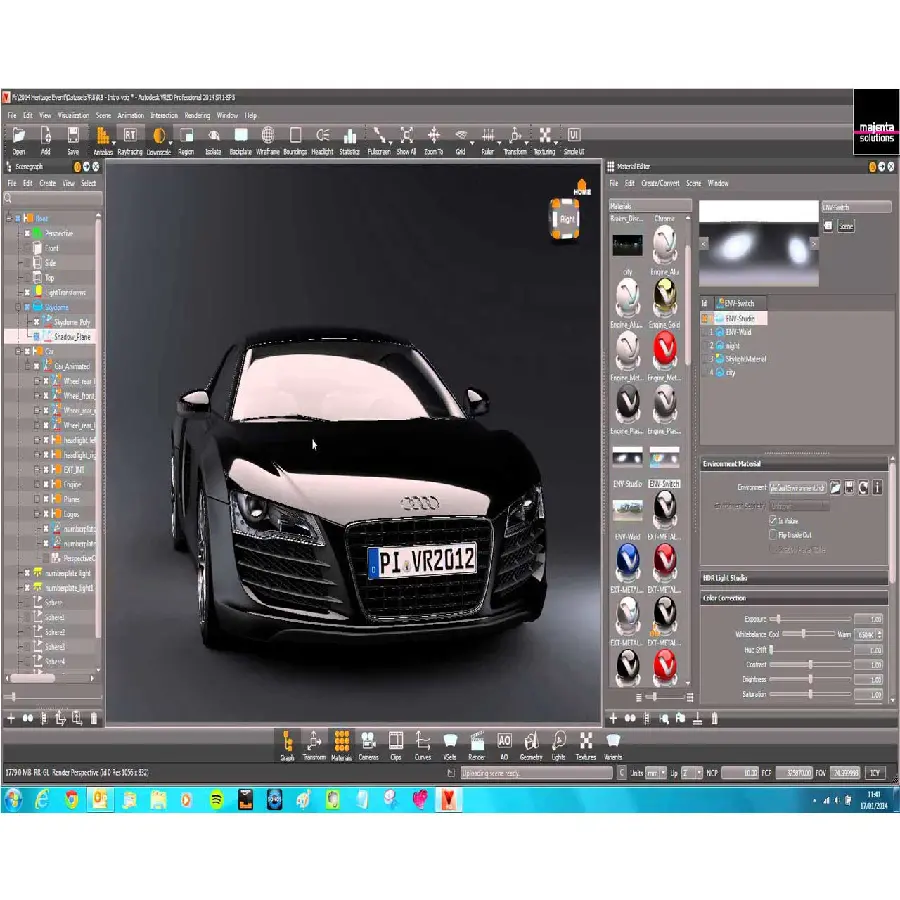 Photo of Autodesk Inventor Software Interface