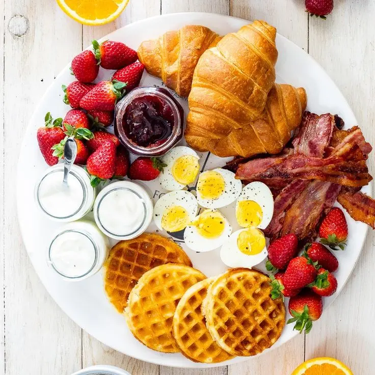 Luxury Breakfast Tray Photo for a Stylish Morning