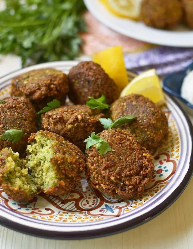 Homemade Falafel Sandwich Photo for Food Enthusiasts