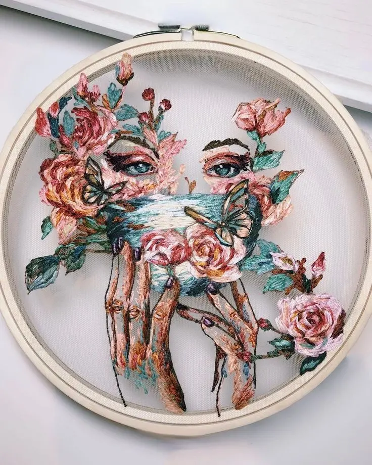 Download Large Embroidery Workshop Wallpaper