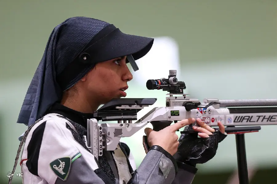 Iranian Female Shooter Olympics Image - Sports Achievements