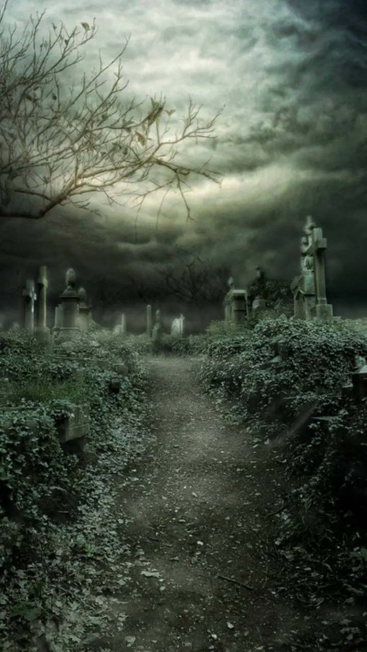 Beautiful Yet Scary Cemetery Images