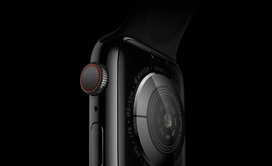 Photo of Black Apple Watch Series - Sleek and Stylish