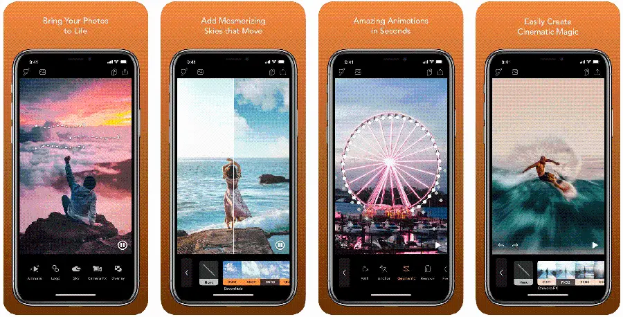 Enlight Pixaloop App for Animated Photo Effects