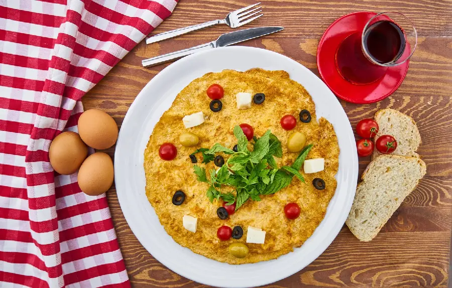 Delicious and Tasty Omelette Photo for Foodies