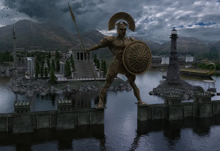 Photos of the Colossus of Rhodes
