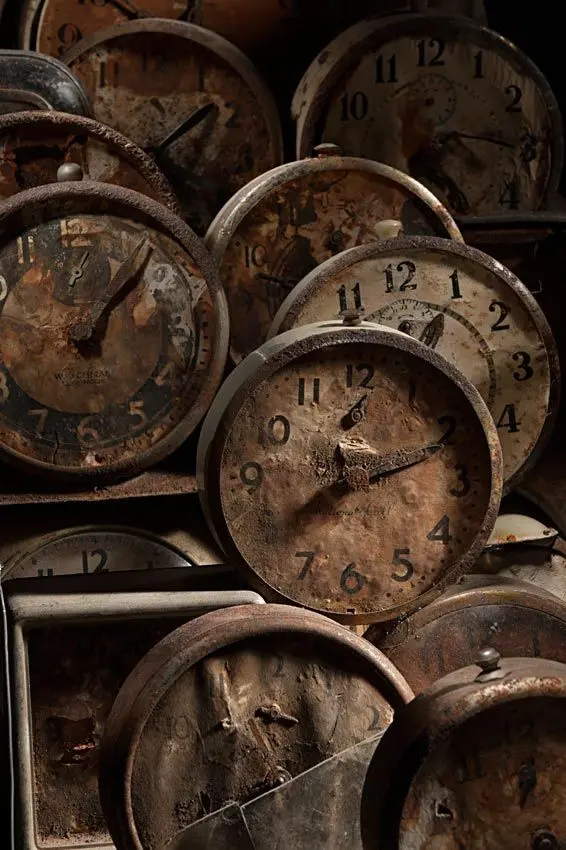 Download Rusty Vintage Clocks Background Images