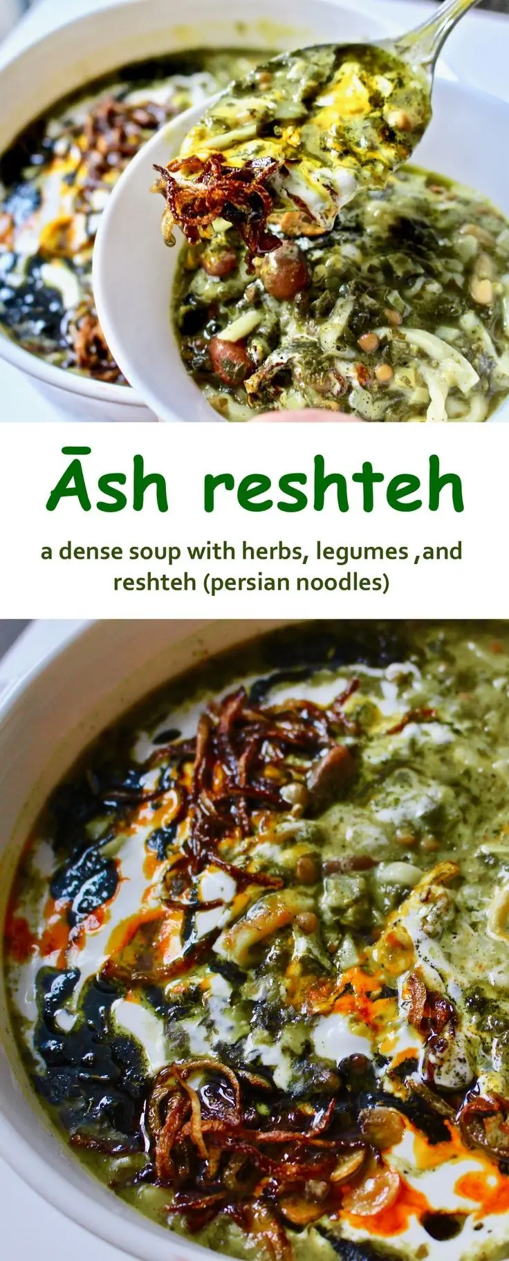 Decorated Ash Reshteh Image for Food Bloggers