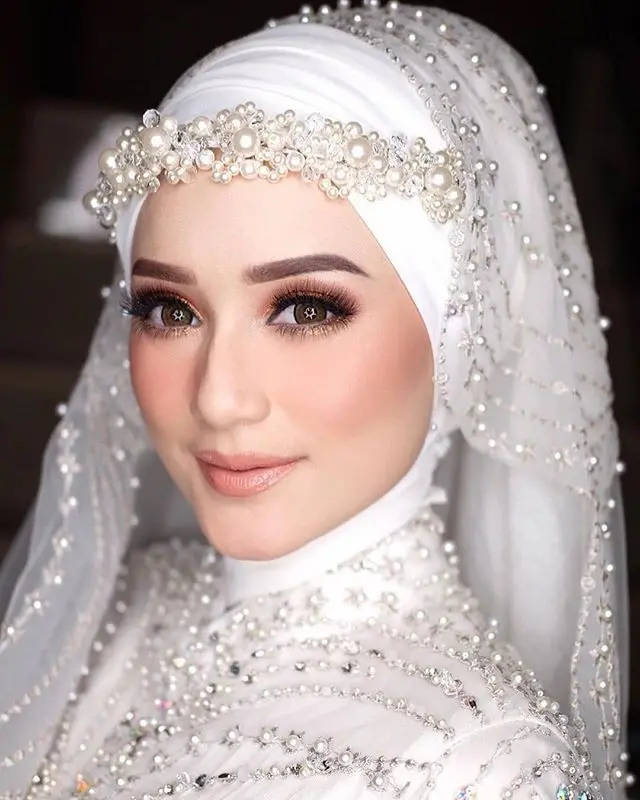 Hijab Bridal Makeup Models for Wedding Inspiration