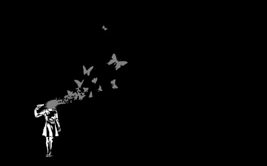 Sad Black and White Wallpaper - Emotional and Thoughtful