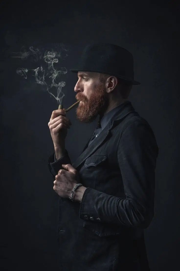 Download Profile Picture of Red-Bearded Smoking Man