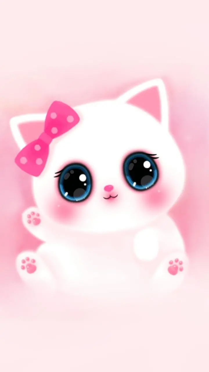 Cartoon Cute Cat Photo
