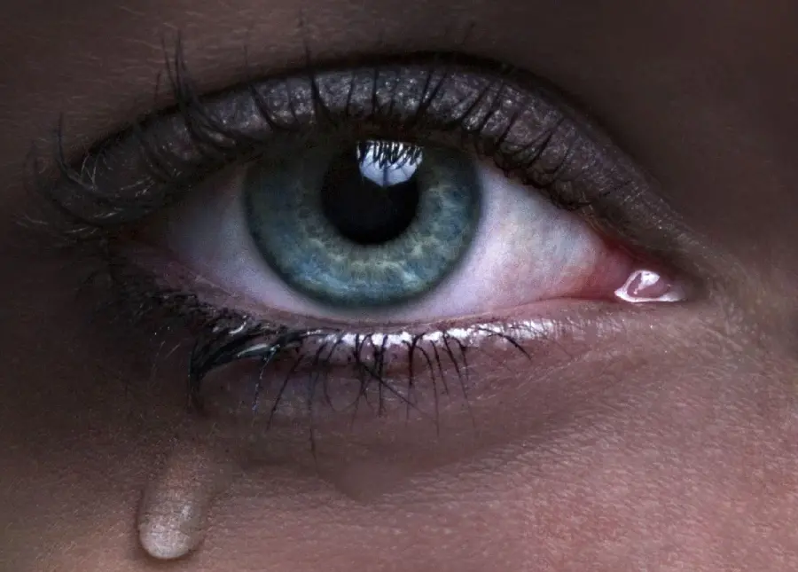 Green Tearful Eye Picture