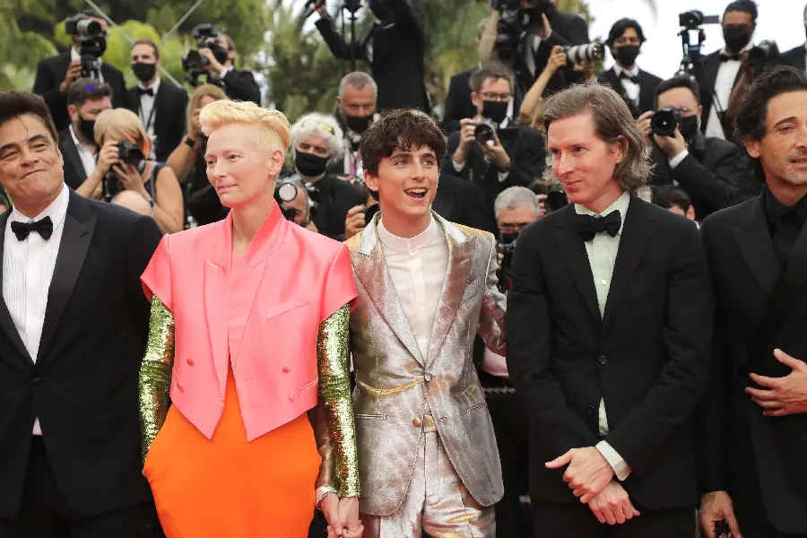 Actors of The French Dispatch Film at Cannes 2021