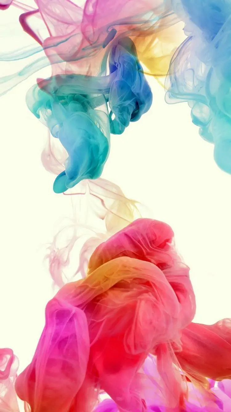 Mobile Wallpaper with Ink Splash Design