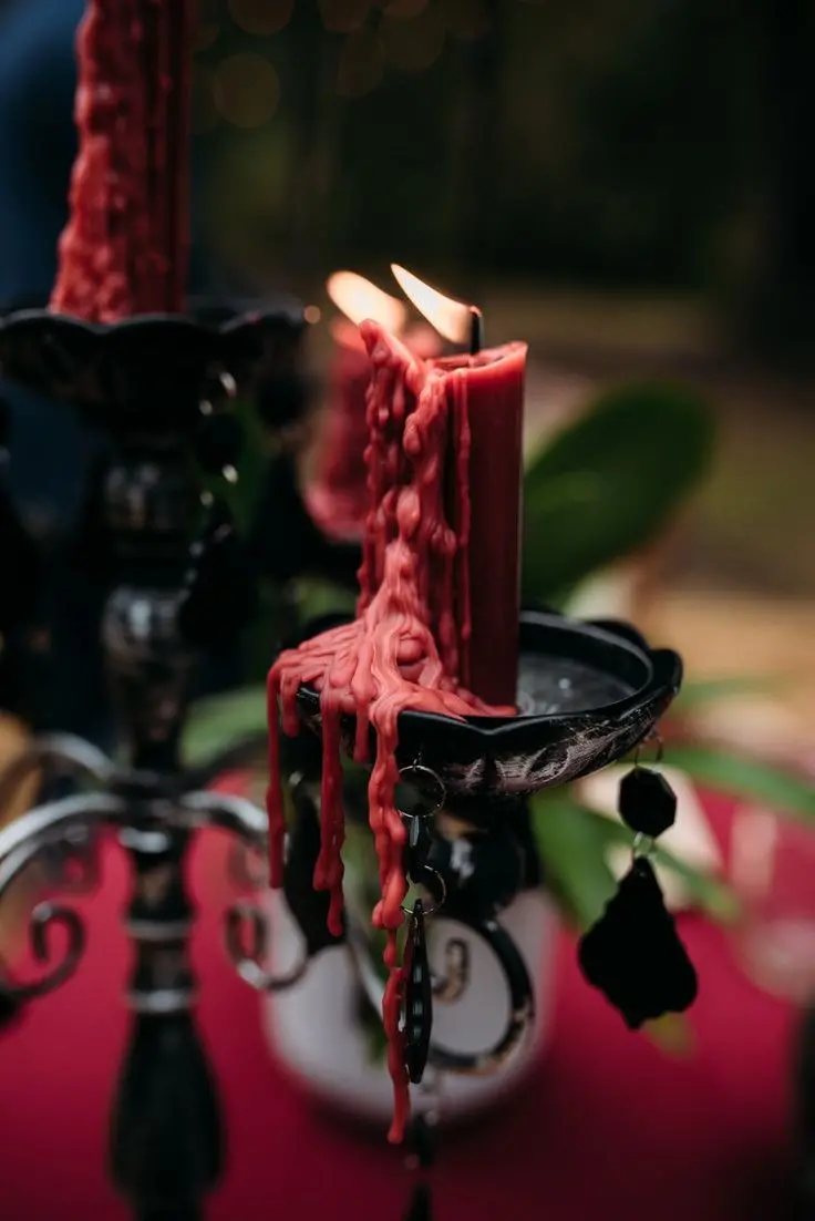 Download Paraffin Wax Melted Candle Image