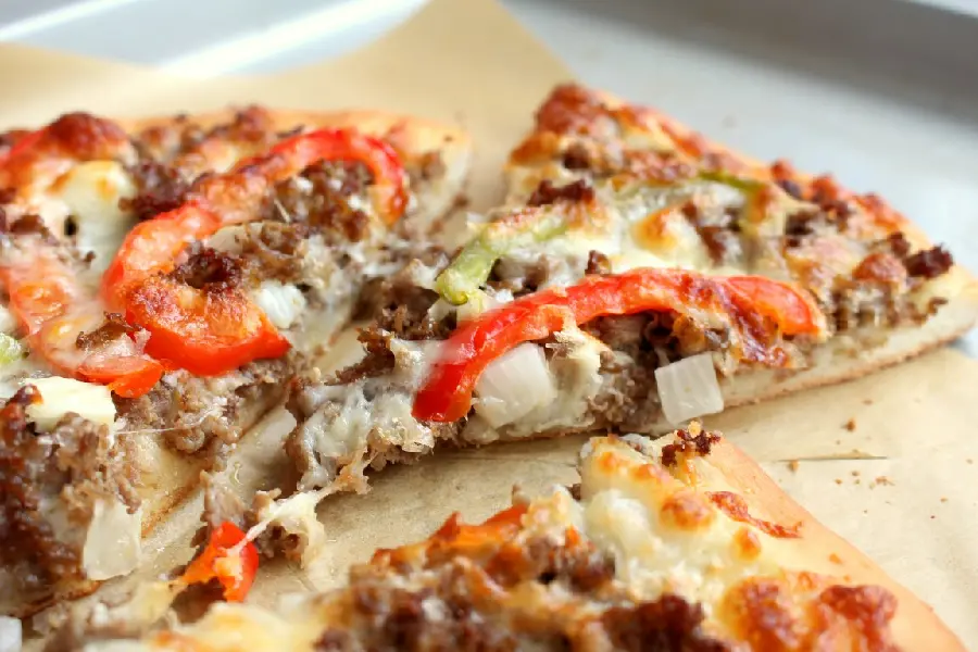 Philly Steak Pizza Photo