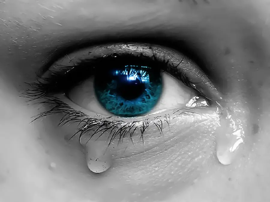 Tearful Girl Eye Picture