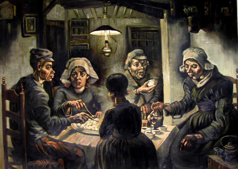 The Potato Eaters Painting by Vincent Van Gogh