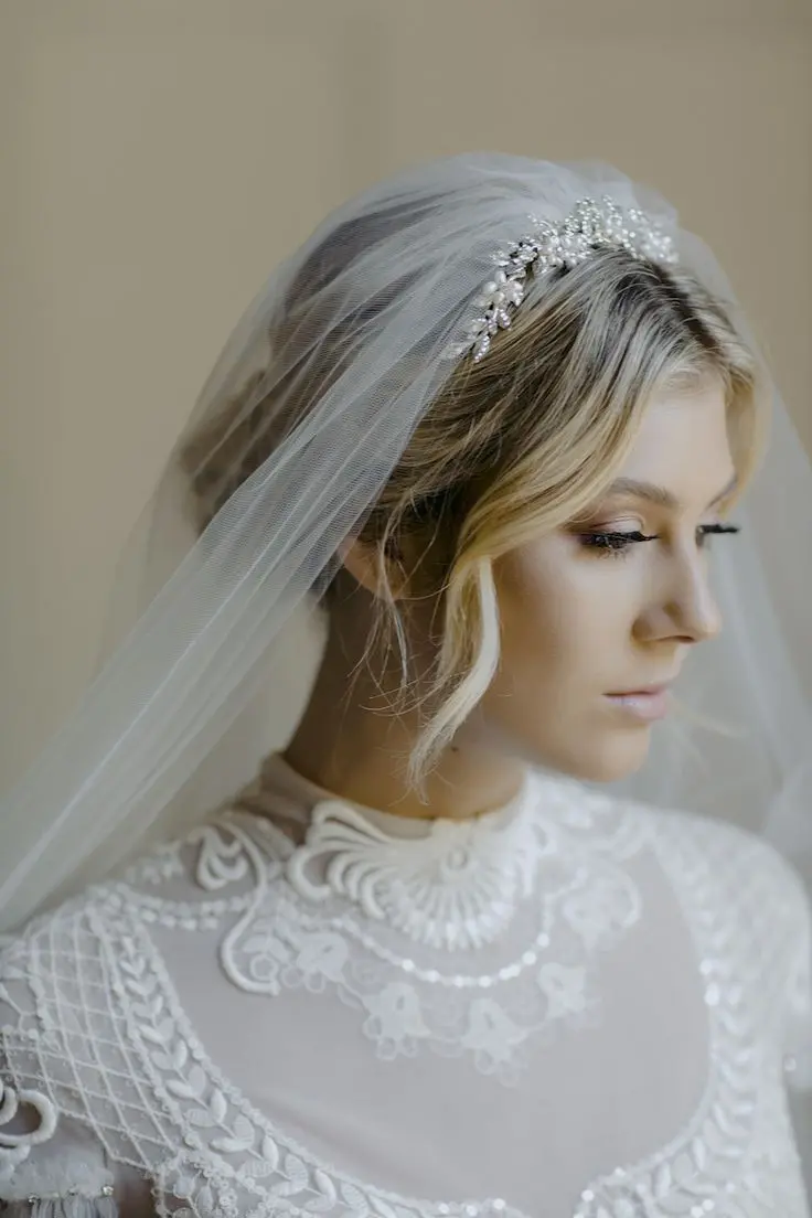 Bridal Bun with Veil - 2021 Wedding Trend
