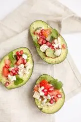 Avocado as a Salad Bowl Photography