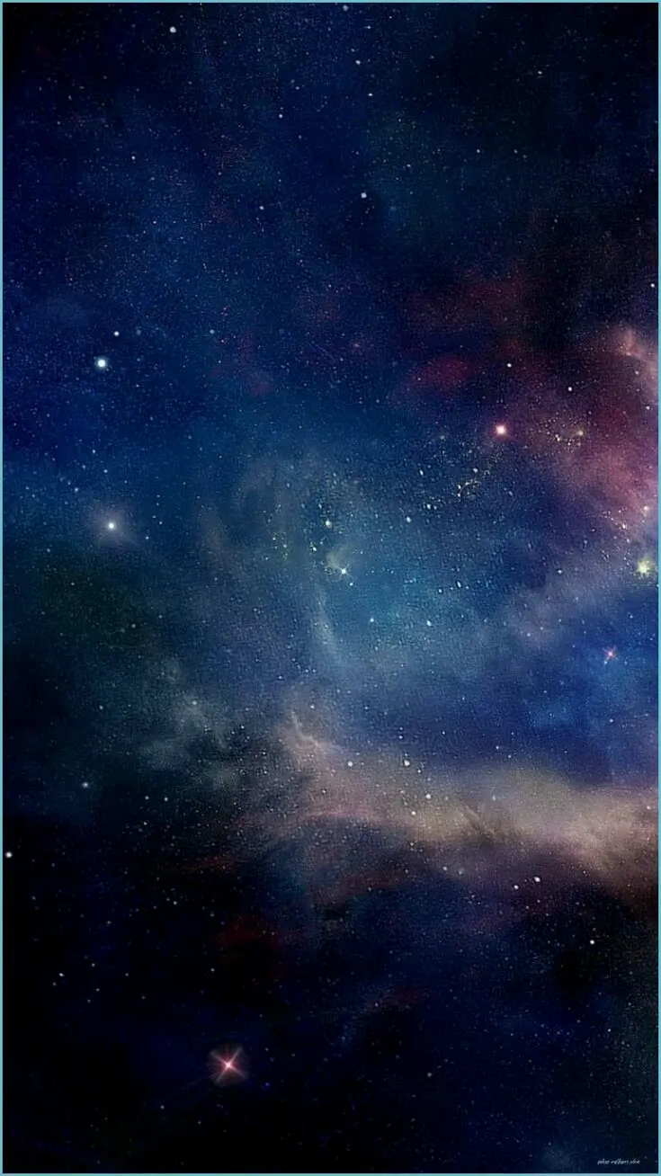 Download 8K Wallpaper of Blue and Black Galaxy