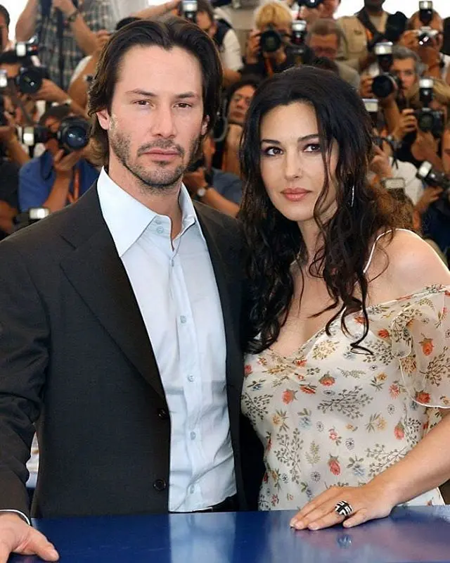 Monica Bellucci with Keanu Reeves