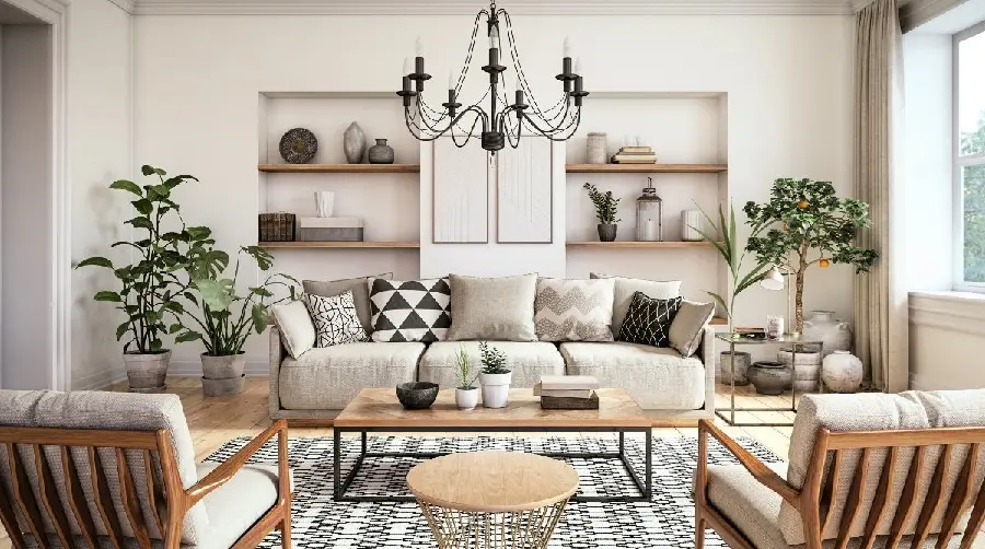 Photo of Symmetrical Home Arrangement