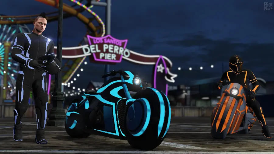 Neon Motorcycles in GTA Grand Theft Auto