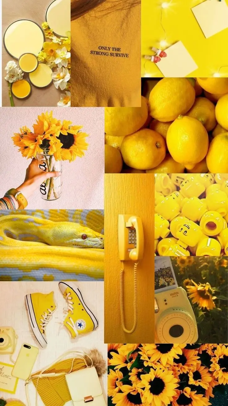 Yellow Mosaic Background for Custom Printing