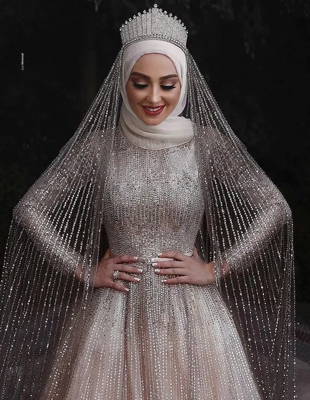 Modest Wedding Dress Models for Hijab Brides