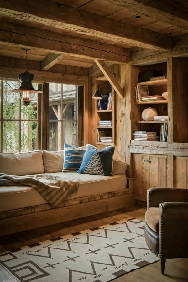 Download High-Quality Window in Wooden House Photo