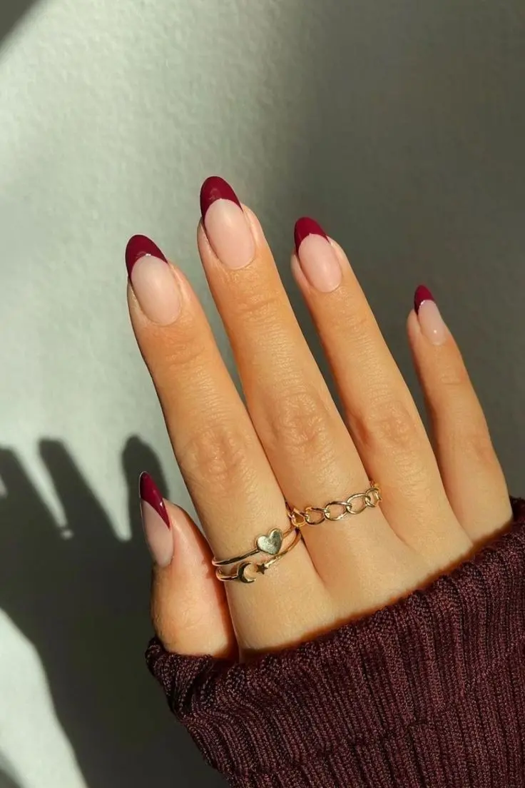 Download Autumn French Nail Design