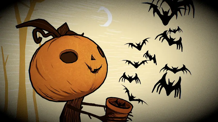 Cartoon Jack-O-Lantern Photo for Halloween