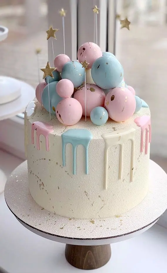 Gender Reveal Party Cake Design