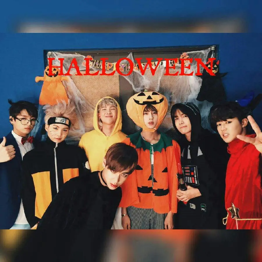 BTS Halloween Photo for Social Media