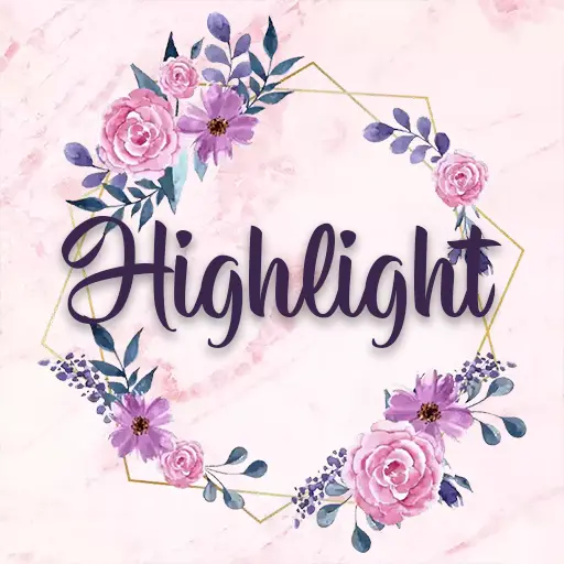 Download Purple Highlight Covers with Highlight Title