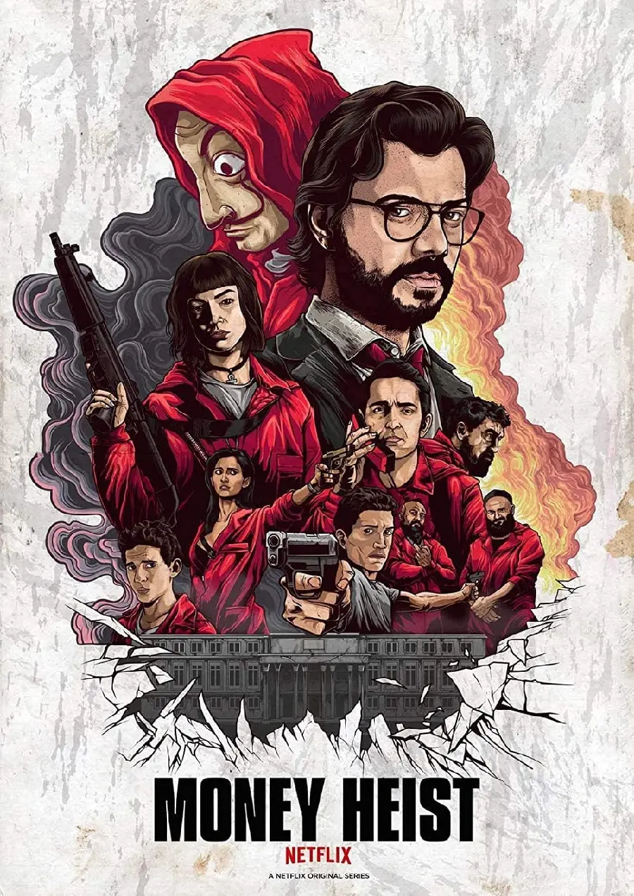 Download Money Heist Poster Wallpaper